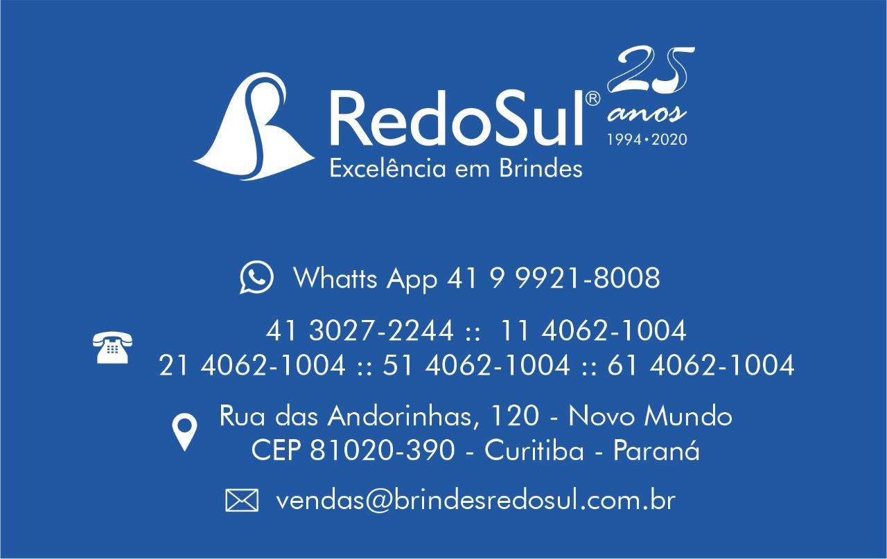 Brindes Personalizados em Pinhal-do-Sao-Bento-PR com a confiança da  Redosul Brindes