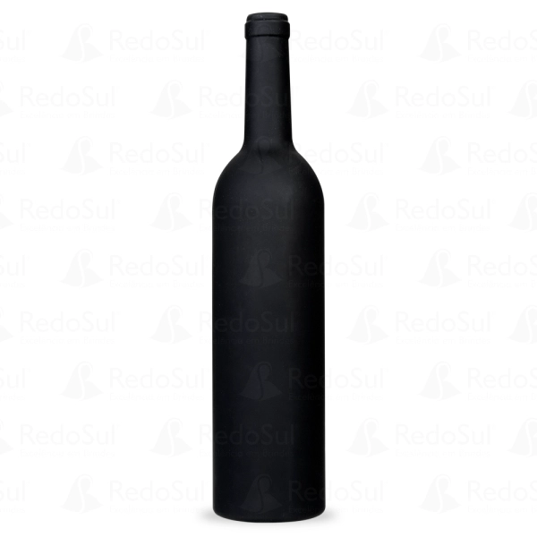 Kit Vinho Personalizado Formato Garrafa com 5 Peças