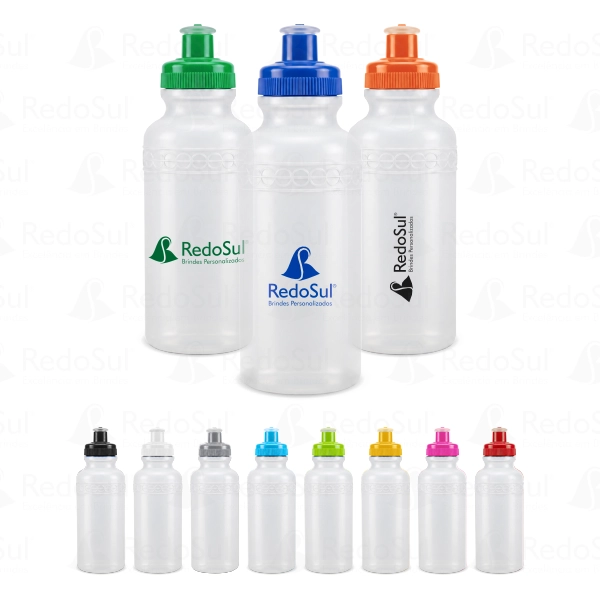 Squeeze personalizado Corpo Translúcido 500 ml Squeeze personalizado Corpo Translúcido 500 ml