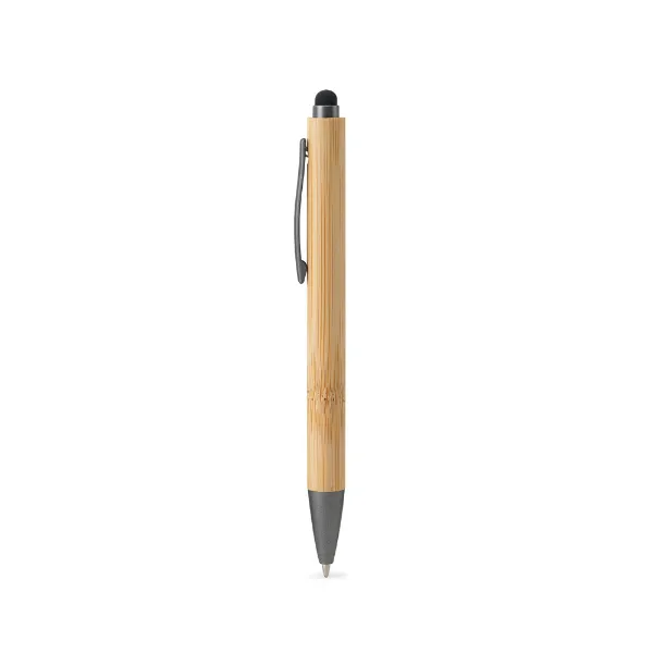 Conjunto personalizado composto por 1 caderno e 1 caneta esferográfica em bambu