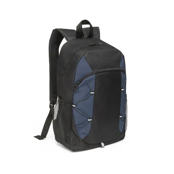 Mochila personalizada em nylon com detalhes coloridos