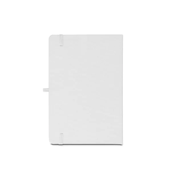 Caderno A5 de capa dura personalizado em poliéster reciclado 300D