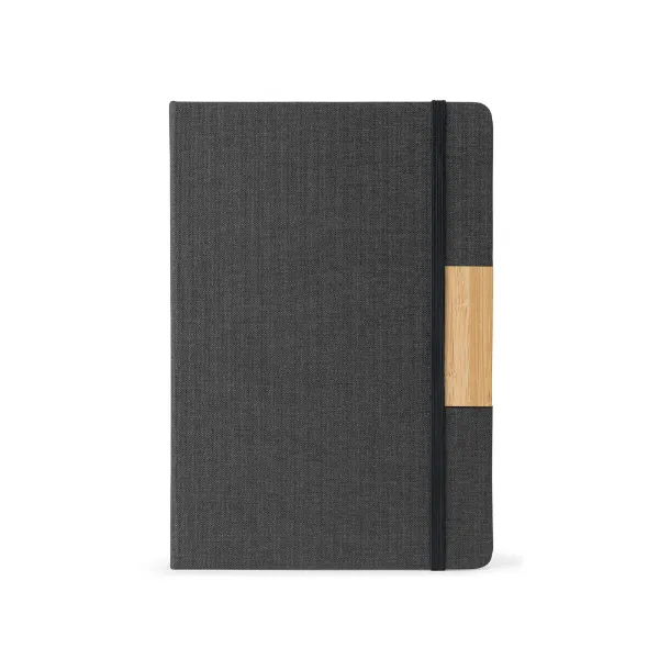 Conjunto personalizado composto por 1 caderno e 1 caneta esferográfica em bambu