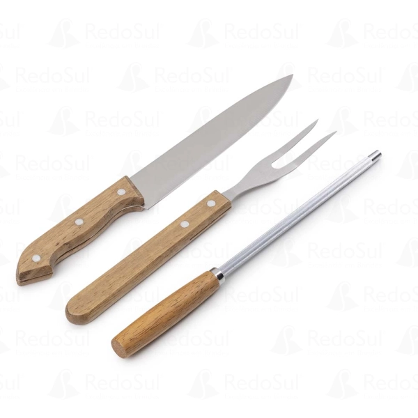 Kit Churrasco Personalizado com 4 Peças