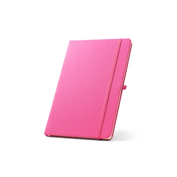 Caderno personalizado de capa dura em poliéster totalmente reciclado