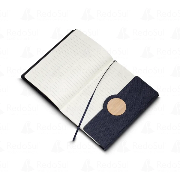 Caderno de Anotações ecológico em RPET Tamanho 21 x 16 cm