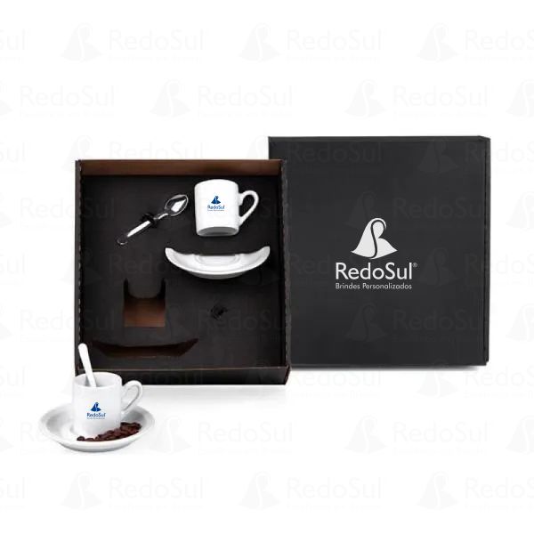 RD 7090093-Kit para cafézinho 6 peças personalizado