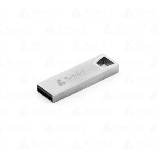 RD 97528-Pen drive em alumínio 16GB.personalizado em Aguas-Lindas-de-Goias-GO