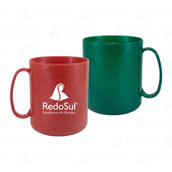 RD 812756-Caneca Redonda Personalizada Green Colors 400 ml em Porto-de-Trombetas-PA