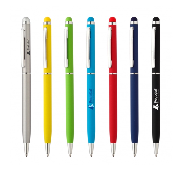 RD 17725-Caneta Metálica Personalizada com touch RD 17725-Caneta Metálica Personalizada com touch