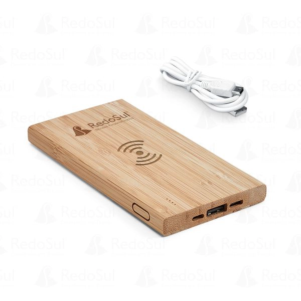 RD 57909-Bateria Portátil Personalizada de Bambu em Martinopolis-SP RD 57909-Bateria Portátil Personalizada de Bambu em Martinopolis-SP