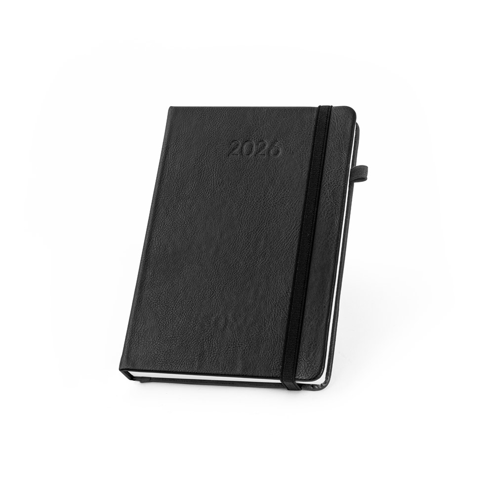 Agenda Diária personalizada 14 x 20 cm Capa em PU à base de água