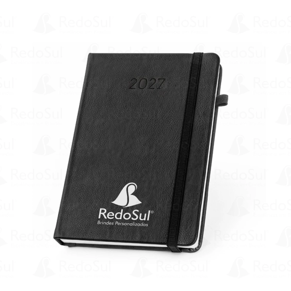 RD 66219-Agenda Diária personalizada 14 x 20 cm Capa em PU à base de água