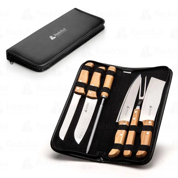 RD 7010253-Kit churrasco personalizado 6 peças RD 7010253-Kit churrasco personalizado 6 peças