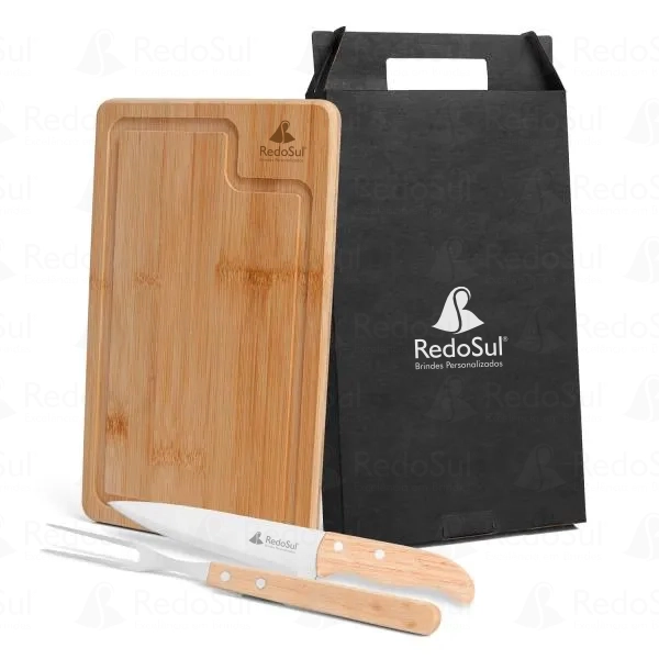 Kit Churrasco Personalizado com 3 Pecas