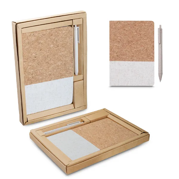 RD 8100300-Kit Caderno 21x 14 cm com Caneta Personalizados