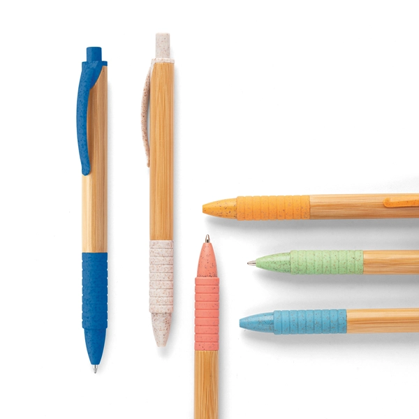 RD 81013-Caneta Personalizada de Bambu