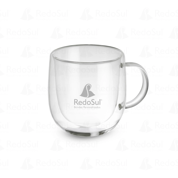 Caneca de Vidro Borossilicato