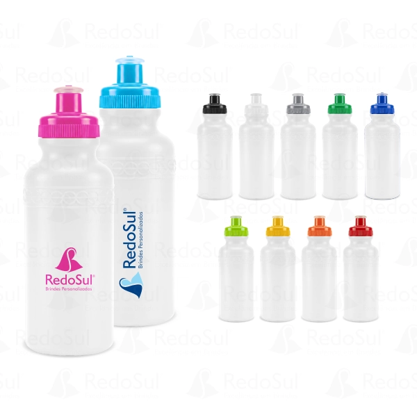 RD 8115700 -Squeeze personalizado com Corpo Branco 500 ml | Nova-Canaa-Paulista-SP