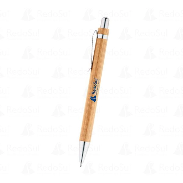 RD 81163-Caneta de Bambu Personalizada