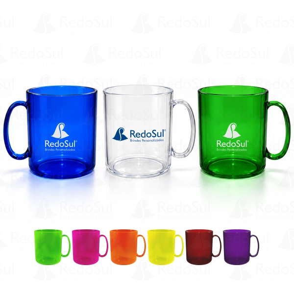 RD 8128505 -Caneca personalizada Redonda Translúcida 400 ml em Maringa-PR RD 8128505 -Caneca personalizada Redonda Translúcida 400 ml em Maringa-PR