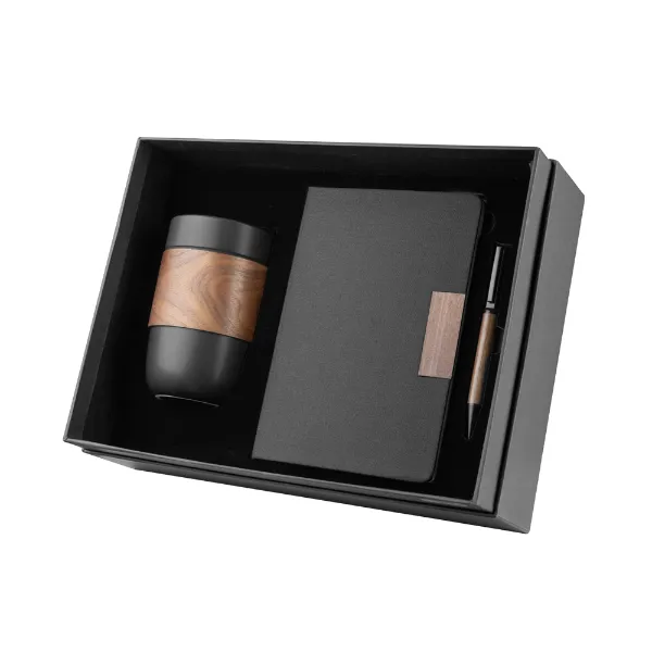 RD 8130320-Kit escritório Caderno, Caneca e Caneta Metalica