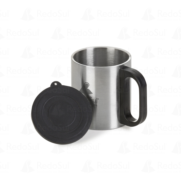 RD 8140127-Caneca Personalizada em Inox 180 ml