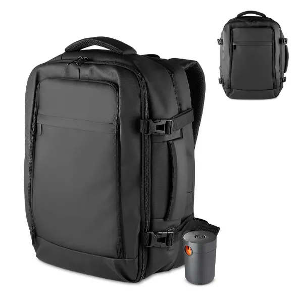 Mochila personalizada com Compartimento a Vácuo e Expansor