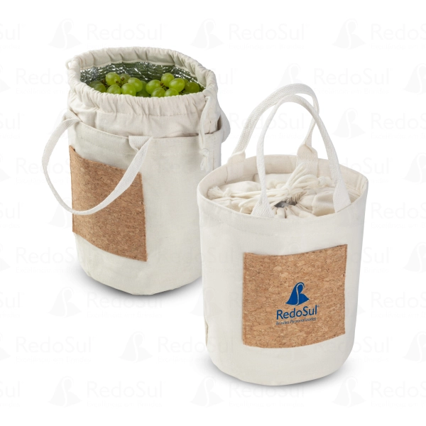 RD 833212-Bolsa Térmica Personalizada em Algodão e Cortiça