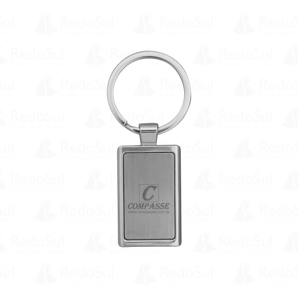 RD 862987-Chaveiro Metálico Personalizado Retangular RD 862987-Chaveiro Metálico Personalizado Retangular
