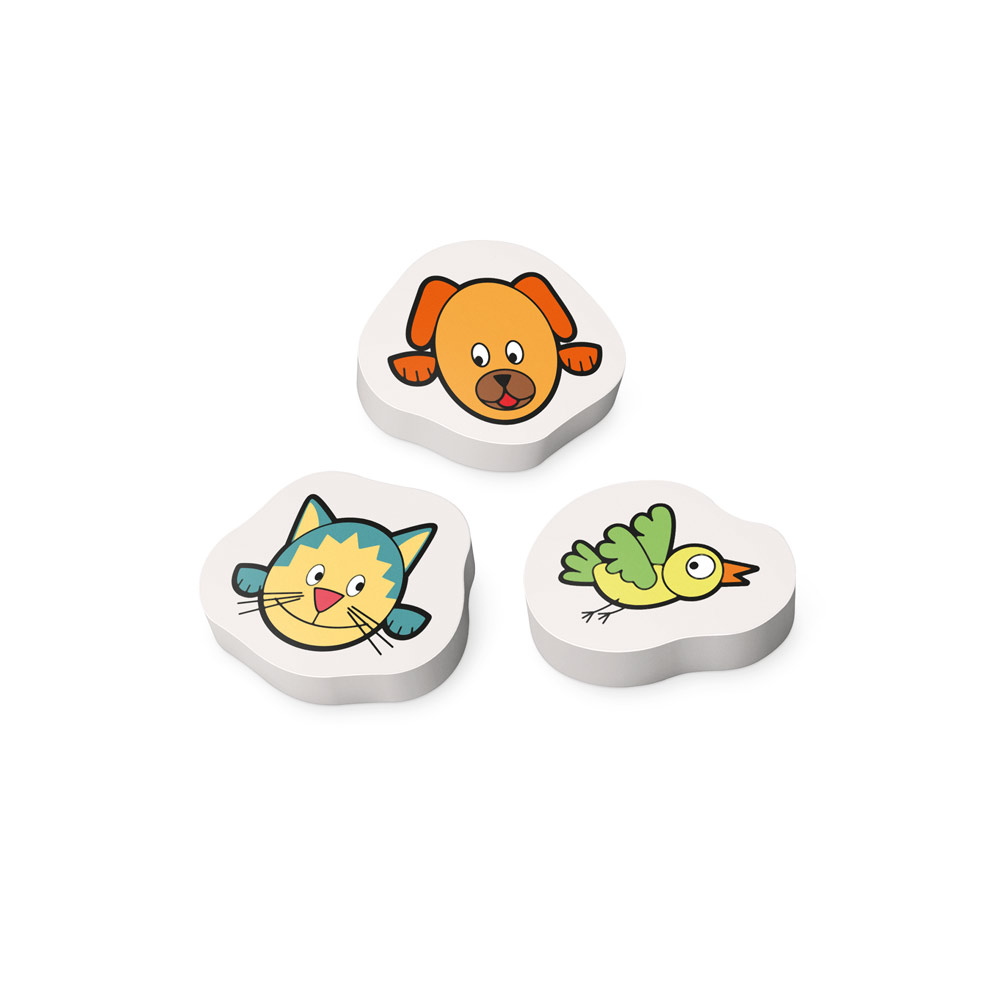 RD 91934-Conjunto com 3 borrachas personalizadas RD 91934-Conjunto com 3 borrachas personalizadas