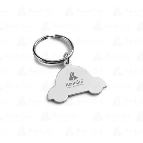 RD 93165-Chaveiro Personalizado em formato de carro