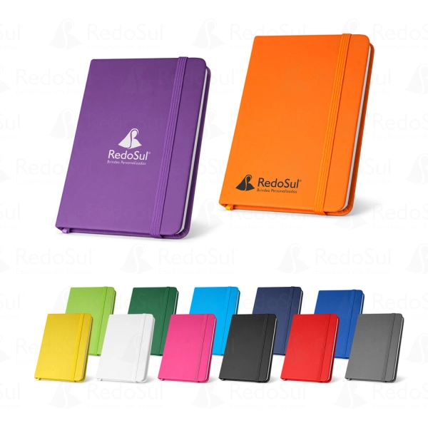RD 93425-Caderno tipo Moleskine Personalizado 14 x 9 cm | itanhaem-SP