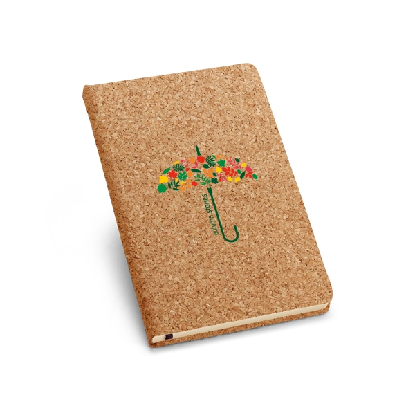 Caderno Personalizado 14 x 21 cm acabamento cortiça
