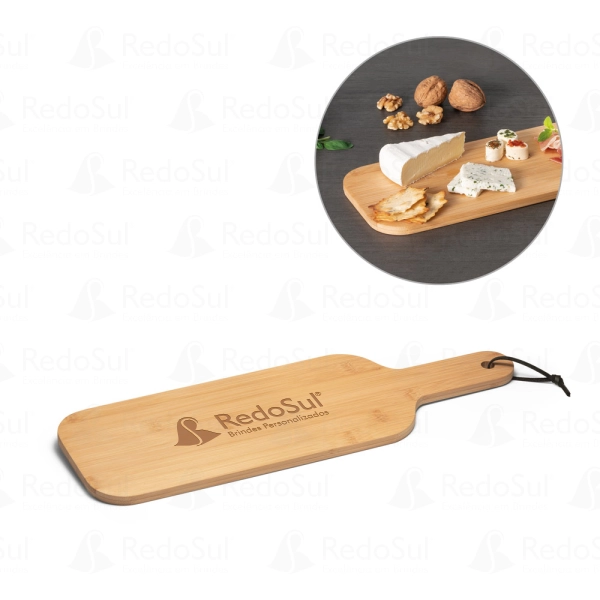 Tábua de aperitivos Personalizados formato de garrafa