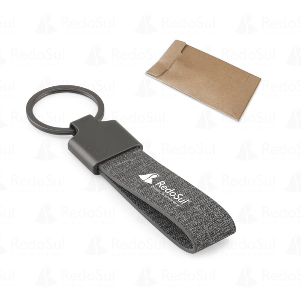 Chaveiro Personalizado em Metal e PET Reciclado