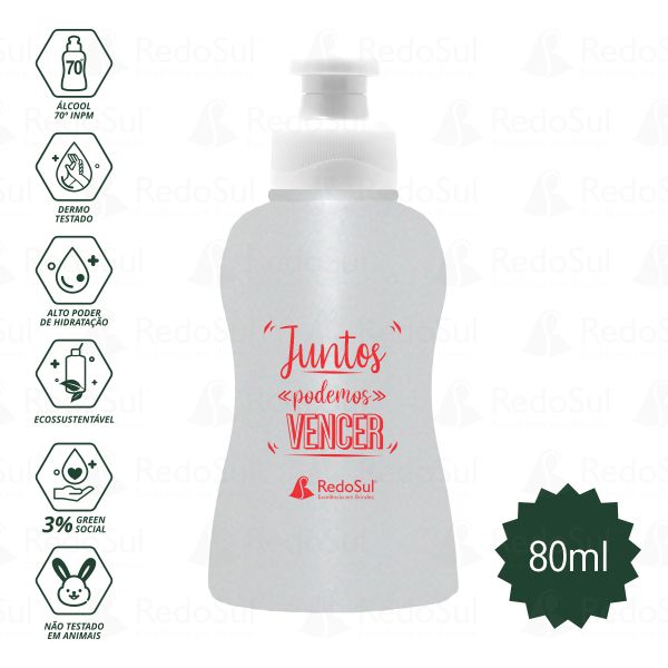 RD AL080-Álcool Gel Personalizado 80 ml RD AL080-Álcool Gel Personalizado 80 ml