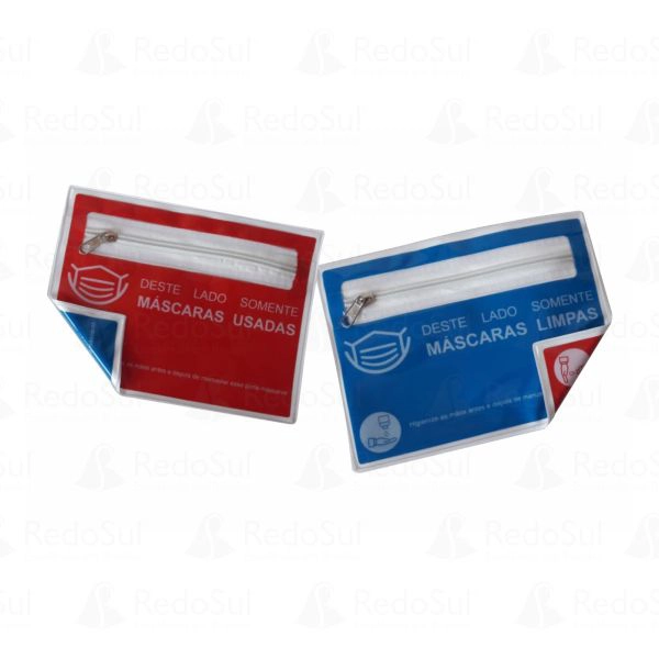 RD PM01-Porta Máscara Personalizado com Zíper RD PM01-Porta Máscara Personalizado com Zíper