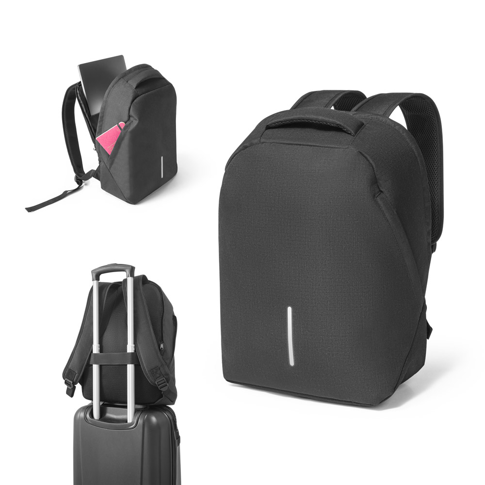 RD 92336-Mochila personalizada com sistema antiroubo para notebook de 15 polegadas | Ribeirao-Preto-SP