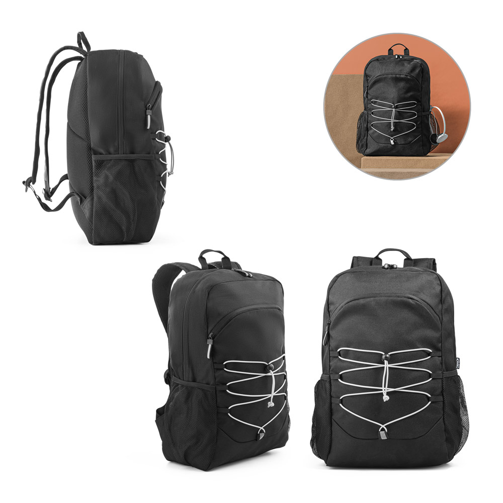RD 92192- Mochila para notebook em poliéster reciclado15 polegadas | Ribeirao-Preto-SP