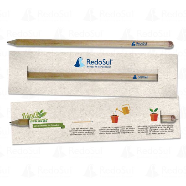 RD 80995-Lápis semente personalizado | Castanhal-PA